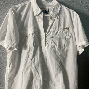 White Magellan fishing tee